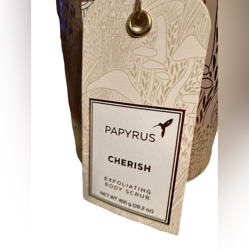 Papyrus NWT Cherish Cream Exfoliant & Body Scrub for Radiant Skin 28.2 Ounces - Picture 4 of 8
